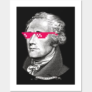 Awesome Pink Shades Alexander Hamilton Posters and Art